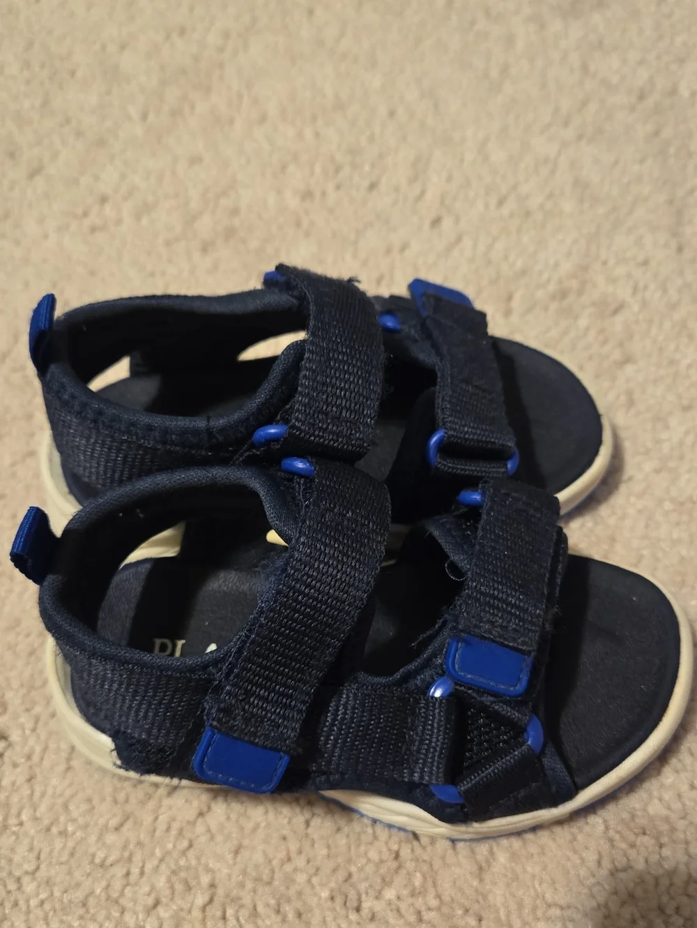 The Children's Place Navy and Blue Toddlers' Hook-and-Loop Sandals